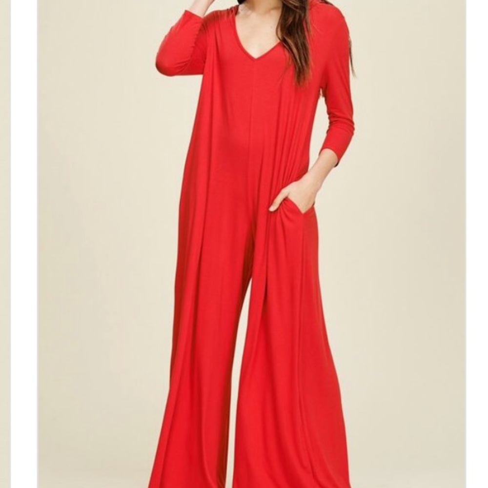 ❤️Oversized hooded palazzo jumper with pockets❤️